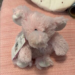 Pink Warmies Elephant Stuffy Lavender scent Microwave warmer New!